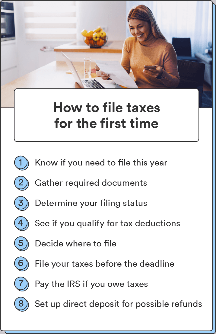 How To Do Your Taxes for the First Time: A Go-To Guide for First-Time Filers